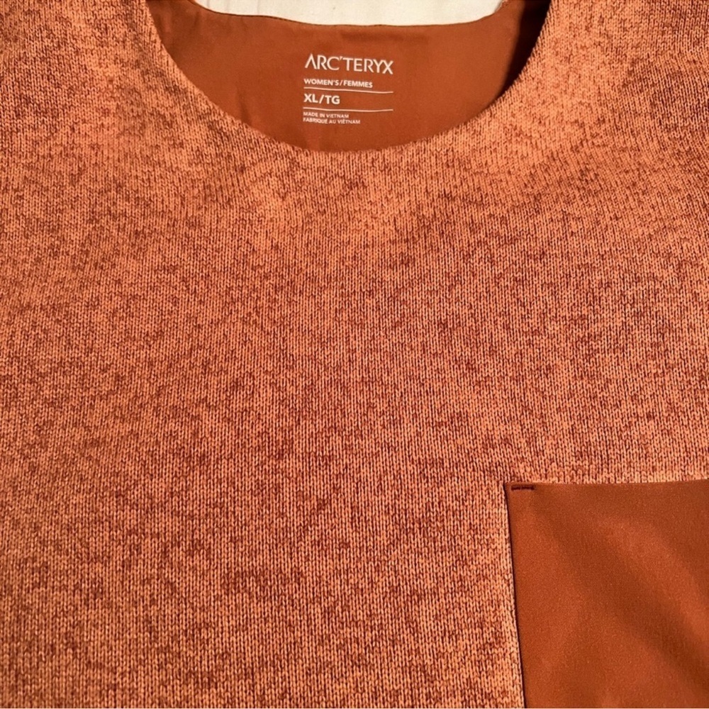 Arc’teryx Women’s Covert Pull Over Sweater, XL, Orange - Picture 2 of 8